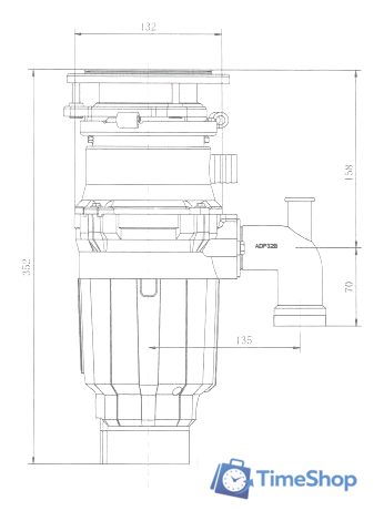 Измельчитель пищевых отходов Bone Crusher BC 610 - Изображение №7 — Интернет-магазин Time-Shop