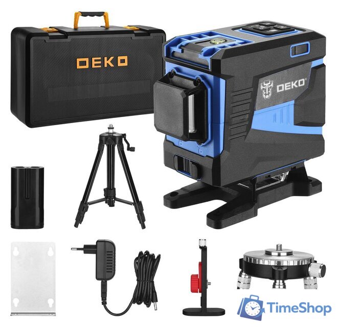 Лазерный нивелир Deko LL12-HVR Premium 065-0105-2 - Изображение №1 — Интернет-магазин Time-Shop