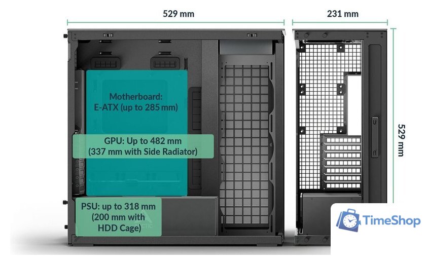 Корпус Arctic Xtender VG ACPCC00016A - Изображение №13 — Интернет-магазин Time-Shop