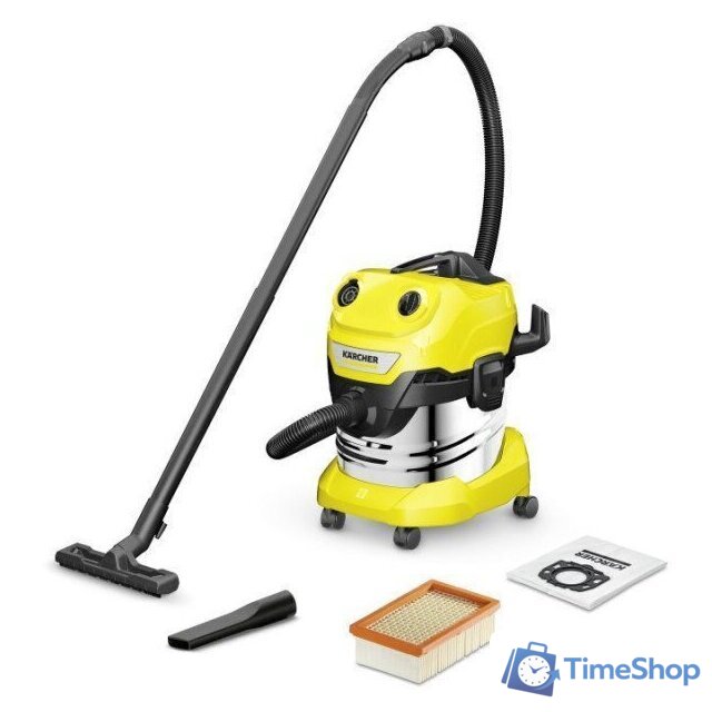 Пылесос Karcher WD 4 S V-20/5/22 1.628-260.0 - Изображение №1 — Интернет-магазин Time-Shop