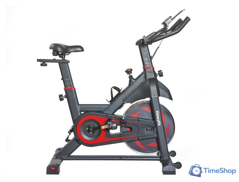 Велотренажер VictoryFit VF-S201 (черный/красный) - Изображение №2 — Интернет-магазин Time-Shop
