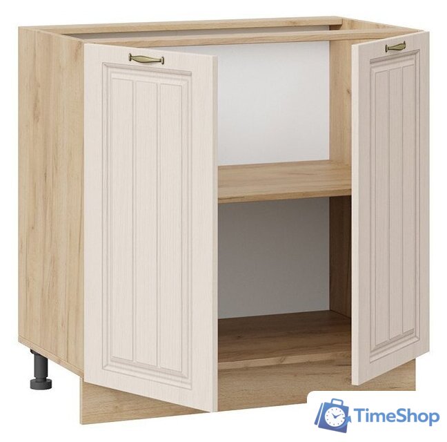 Шкаф напольный Трия Лина 1Н8 (дуб крафт золотой/кремовый) - Изображение №2 — Интернет-магазин Time-Shop