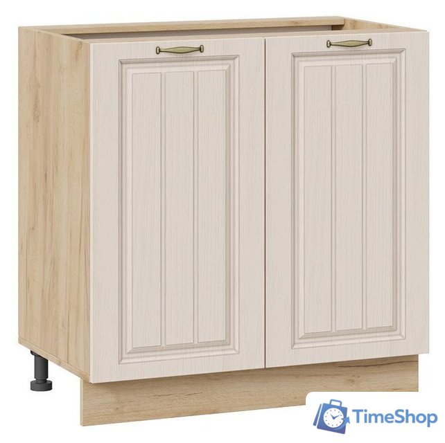 Шкаф напольный Трия Лина 1Н8 (дуб крафт золотой/кремовый) - Изображение №1 — Интернет-магазин Time-Shop