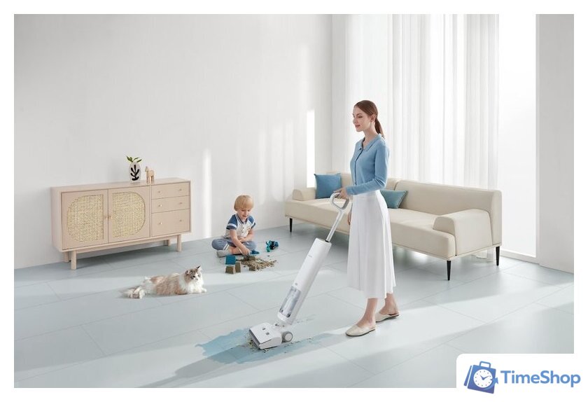 Вертикальный моющий пылесос Xiaomi Truclean W10 Pro Wet Dry Vacuum B302GL (европейская версия) - Изображение №16 — Интернет-магазин Time-Shop