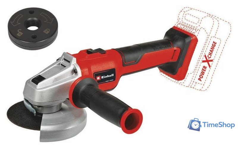 Угловая шлифмашина Einhell AXXIO 18/115 Q (без АКБ) - Изображение №1 — Интернет-магазин Time-Shop