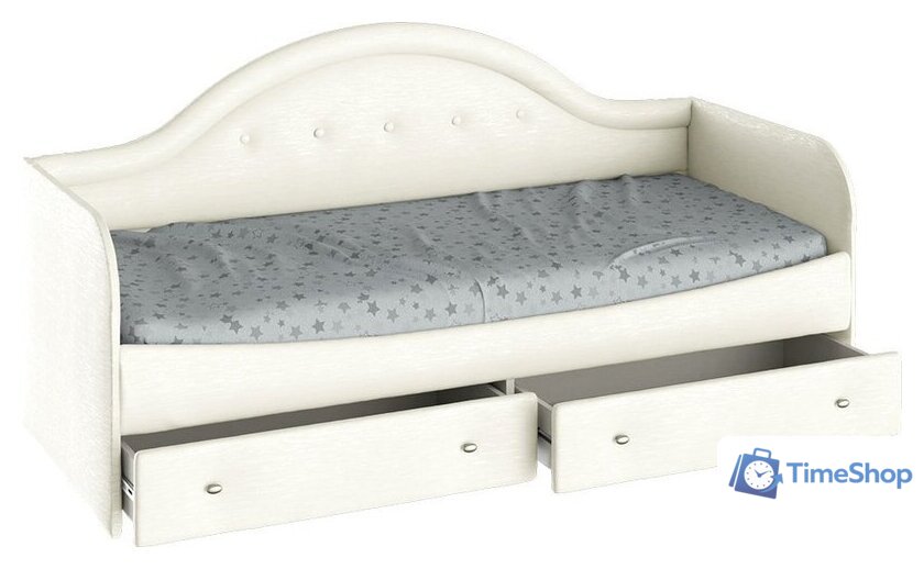 Кровать-тахта Трия Адель с мягкой спинкой тип 1 (крем) - Изображение №4 — Интернет-магазин Time-Shop