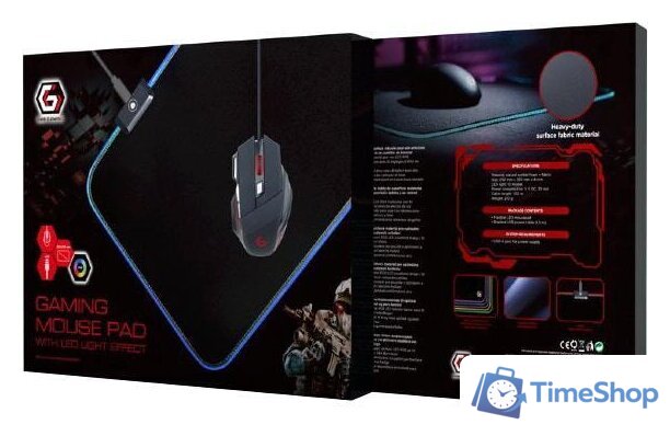 Коврик для мыши Gembird MP-GAMELED-M - Изображение №7 — Интернет-магазин Time-Shop