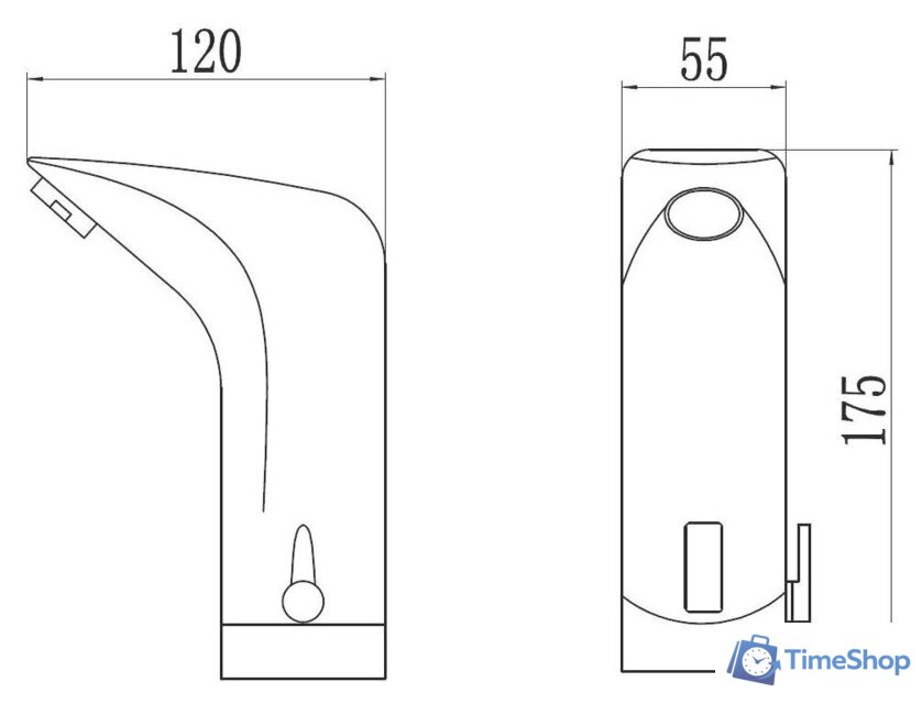 Смеситель Savol S-GY8802 - Изображение №2 — Интернет-магазин Time-Shop