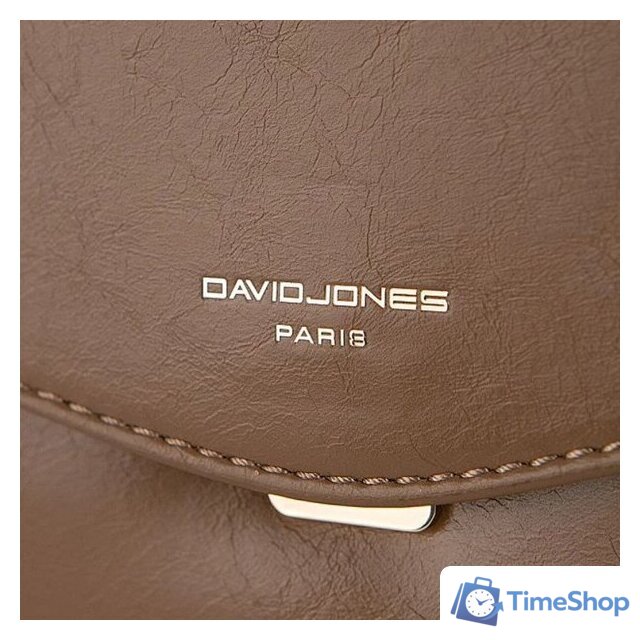 Женская сумка David Jones 823-CM6741-DCM (коричневый) - Изображение №5 — Интернет-магазин Time-Shop