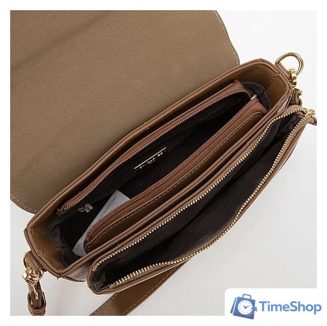 Женская сумка David Jones 823-CM6741-DCM (коричневый) - Изображение №3 — Интернет-магазин Time-Shop