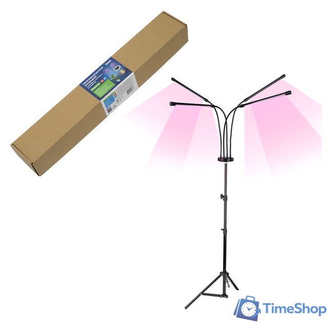 Лампа для растений Uniel ULT-P32-36W/SPLE/TM/40 IP40 BLACK QUAD UL-00008905 - Изображение №5 — Интернет-магазин Time-Shop