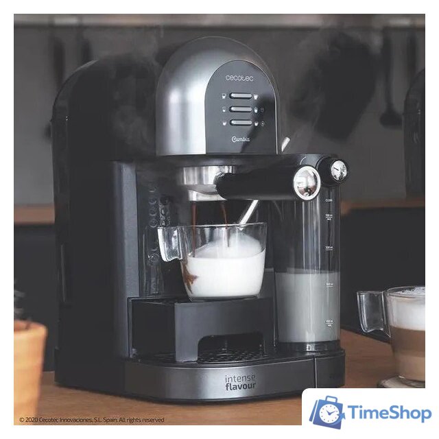 Рожковая кофеварка Cecotec Power Instant-Ccino 20 Chic Serie Nera - Изображение №7 — Интернет-магазин Time-Shop