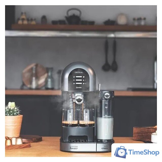 Рожковая кофеварка Cecotec Power Instant-Ccino 20 Chic Serie Nera - Изображение №6 — Интернет-магазин Time-Shop