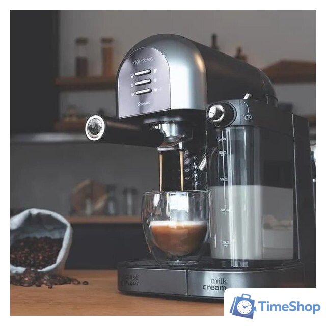 Рожковая кофеварка Cecotec Power Instant-Ccino 20 Chic Serie Nera - Изображение №5 — Интернет-магазин Time-Shop