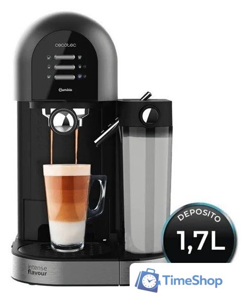 Рожковая кофеварка Cecotec Power Instant-Ccino 20 Chic Serie Nera - Изображение №3 — Интернет-магазин Time-Shop