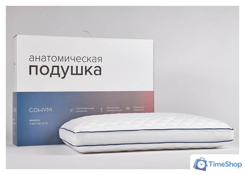 Спальная подушка Сонум Orion Gel 50x70 - Изображение №5 — Интернет-магазин Time-Shop