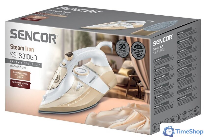 Утюг Sencor SSI 8310GD - Изображение №12 — Интернет-магазин Time-Shop