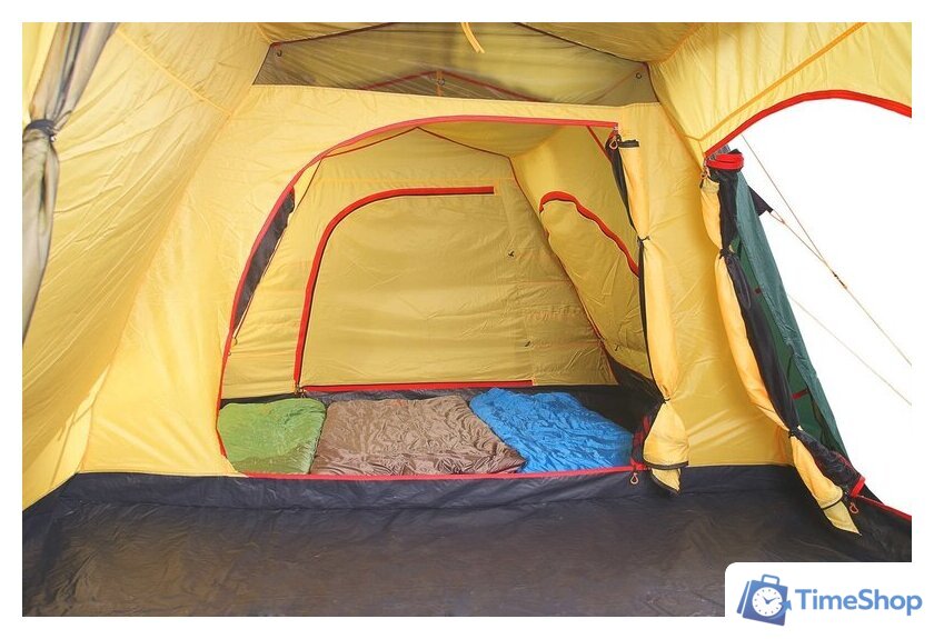 Кемпинговая палатка AlexikA Victoria 10 (зеленый) - Изображение №3 — Интернет-магазин Time-Shop