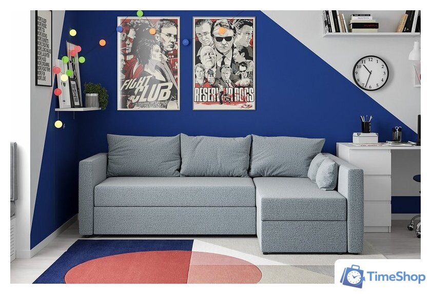 Угловой диван Mio Tesoro Тилаус длинный подлокотник (Mint/Grey) - Изображение №6 — Интернет-магазин Time-Shop