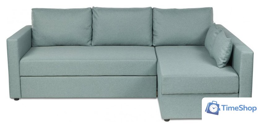 Угловой диван Mio Tesoro Тилаус длинный подлокотник (Mint/Grey) - Изображение №2 — Интернет-магазин Time-Shop