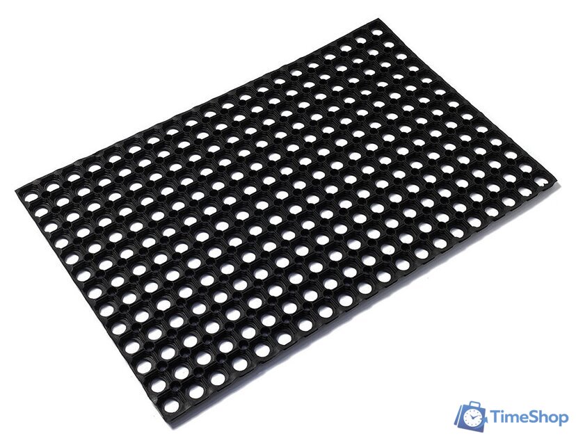 Придверный коврик Vortex 80x120 20003 (черный) - Изображение №1 — Интернет-магазин Time-Shop