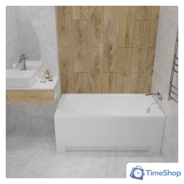 Ванна Lauter Estelle 130 21206030 (с каркасом и сифоном 21Y31010 хром) - Изображение №15 — Интернет-магазин Time-Shop