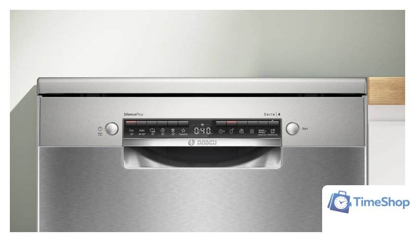 Отдельностоящая посудомоечная машина Bosch Seria 4 SMS4ENI06E - Изображение №2 — Интернет-магазин Time-Shop