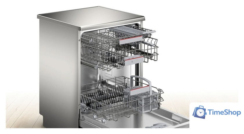 Отдельностоящая посудомоечная машина Bosch Seria 4 SMS4ENI06E - Изображение №4 — Интернет-магазин Time-Shop