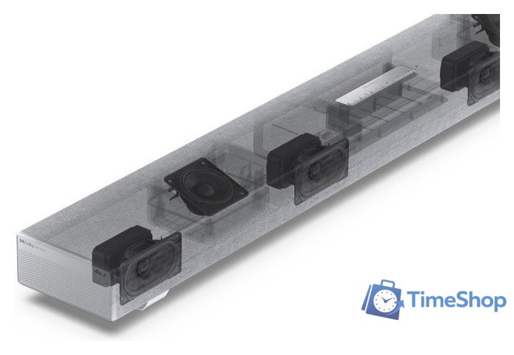 Саундбар Sharp HT-SBW53121 (серебристый) - Изображение №13 — Интернет-магазин Time-Shop