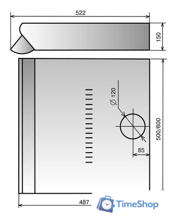 Кухонная вытяжка Elikor Davoline 50П-290-П3Л (крем) - Изображение №3 — Интернет-магазин Time-Shop