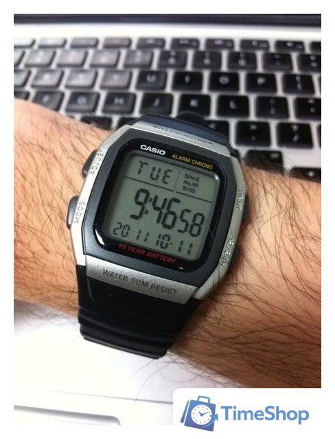 Наручные часы Casio W-96H-1A - Изображение №5 — Интернет-магазин Time-Shop