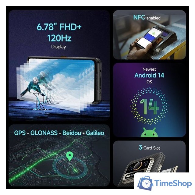 Телефон Ulefone Armor 25T 8GB/256GB (черный) - Изображение №4 — Интернет-магазин Time-Shop