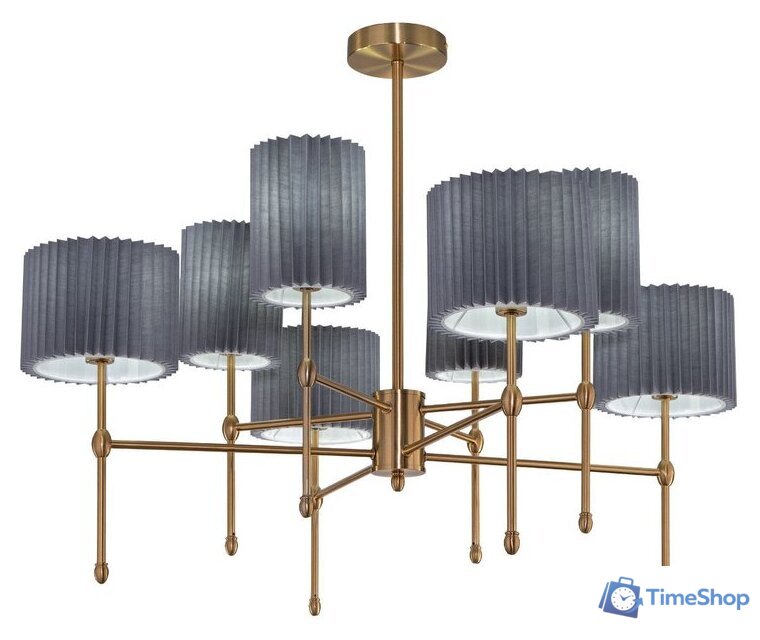 Подвесная люстра Евросвет 60162/8 (латунь) - Изображение №1 — Интернет-магазин Time-Shop