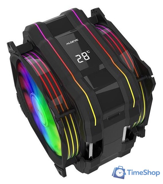 Кулер для процессора ALSEYE M120D Plus (черный) - Изображение №2 — Интернет-магазин Time-Shop