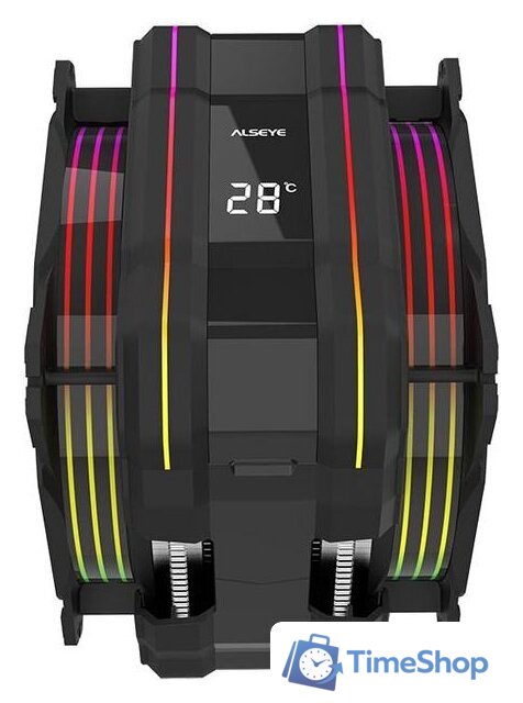 Кулер для процессора ALSEYE M120D Plus (черный) - Изображение №7 — Интернет-магазин Time-Shop