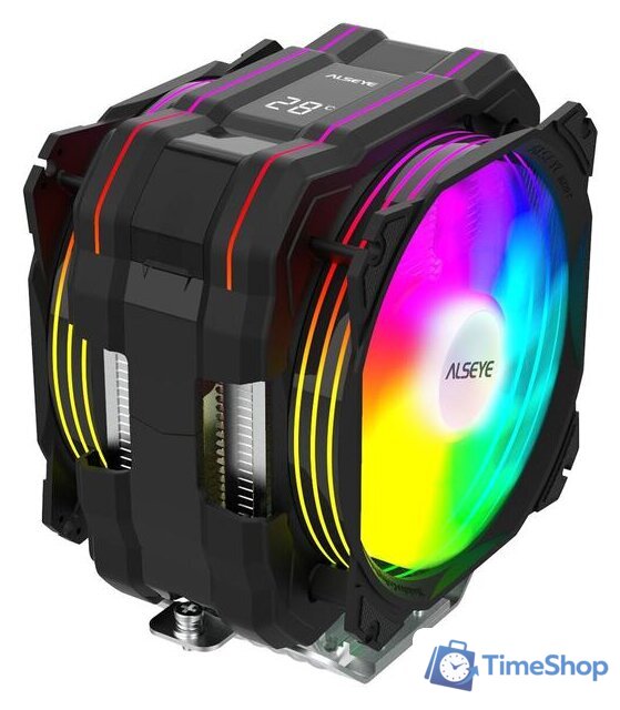 Кулер для процессора ALSEYE M120D Plus (черный) - Изображение №1 — Интернет-магазин Time-Shop