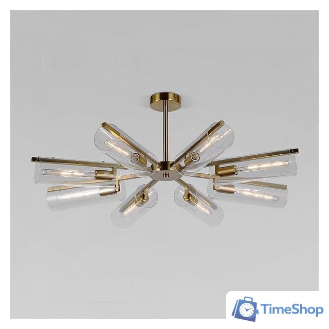 Люстра средней высоты Евросвет Trompeta 70144/8 латунь - Изображение №1 — Интернет-магазин Time-Shop