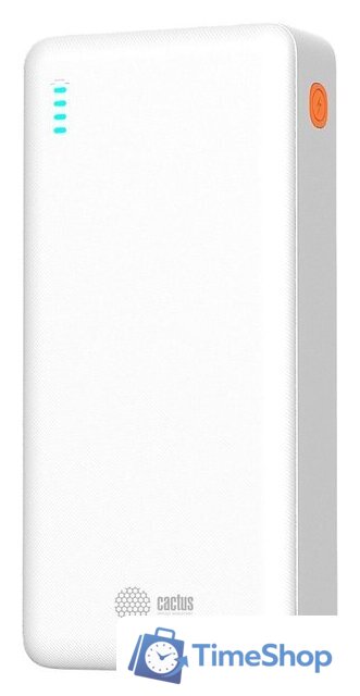 Внешний аккумулятор CACTUS CS-PBFSEA-20000 20000mAh (белый) - Изображение №1 — Интернет-магазин Time-Shop