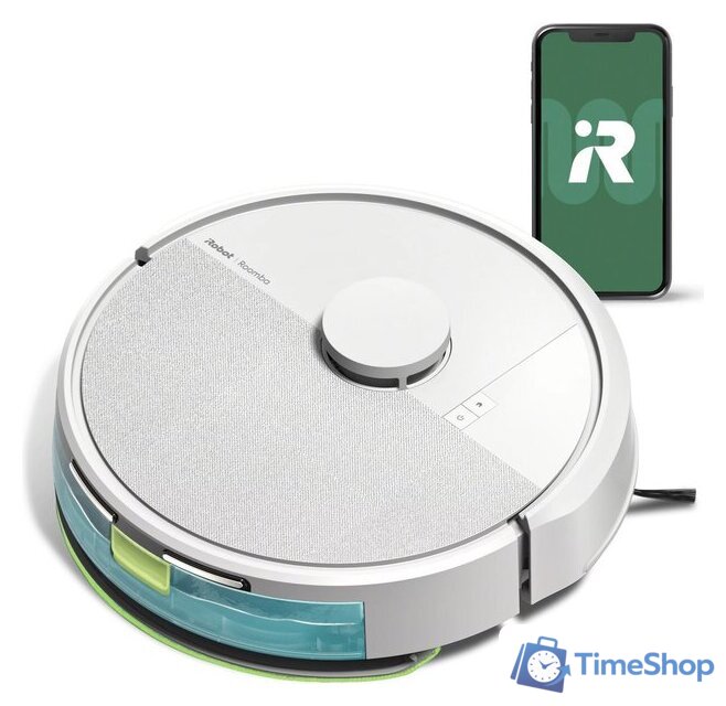 Робот-пылесос iRobot Roomba 105 Combo (белый) - Изображение №2 — Интернет-магазин Time-Shop