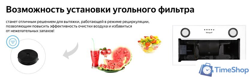 Кухонная вытяжка Weissgauff Box 1200 WH - Изображение №17 — Интернет-магазин Time-Shop