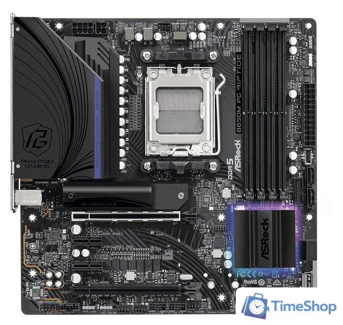 Материнская плата ASRock B650M PG Riptide - Изображение №2 — Интернет-магазин Time-Shop