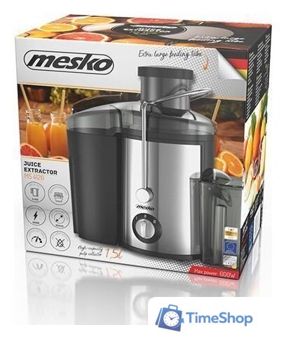 Соковыжималка Mesko MS 4126b - Изображение №6 — Интернет-магазин Time-Shop