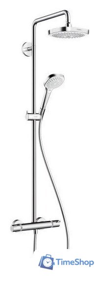 Душевая система  Hansgrohe Croma Select E 180 2jet Showerpipe (27256400) - Изображение №1 — Интернет-магазин Time-Shop