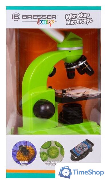 Детский микроскоп Bresser Junior Biolux SEL 40–1600x 74319 (зеленый) - Изображение №14 — Интернет-магазин Time-Shop