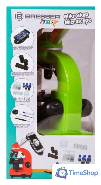 Детский микроскоп Bresser Junior Biolux SEL 40–1600x 74319 (зеленый) - Изображение №16 — Интернет-магазин Time-Shop