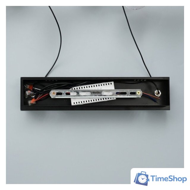 Подвесная люстра BayerLux Рикардо 10385949 (черный/золото) - Изображение №9 — Интернет-магазин Time-Shop