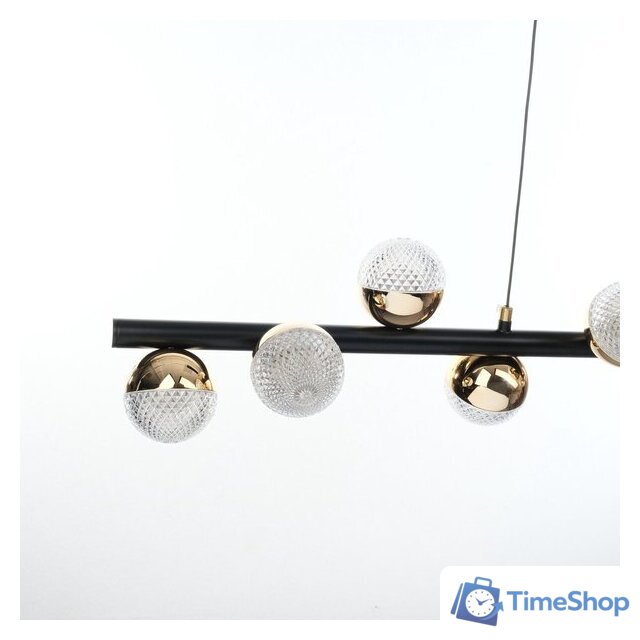 Подвесная люстра BayerLux Рикардо 10385949 (черный/золото) - Изображение №8 — Интернет-магазин Time-Shop