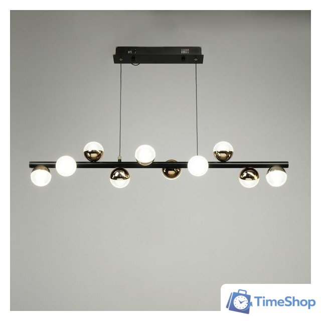 Подвесная люстра BayerLux Рикардо 10385949 (черный/золото) - Изображение №1 — Интернет-магазин Time-Shop