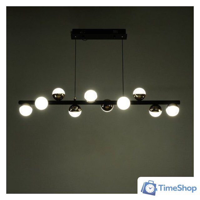 Подвесная люстра BayerLux Рикардо 10385949 (черный/золото) - Изображение №2 — Интернет-магазин Time-Shop