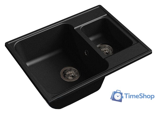 Кухонная мойка GranFest QUARZ Z-09 (черный) - Изображение №1 — Интернет-магазин Time-Shop